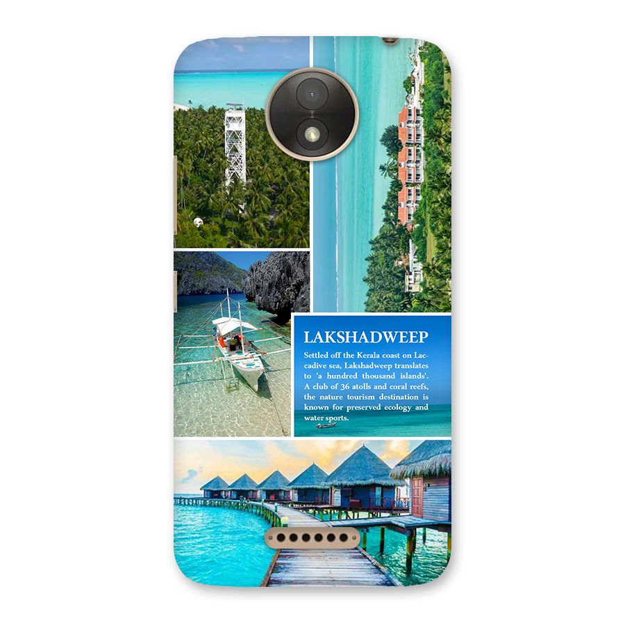 Lakshadweep Collage Back Case for Moto C Plus