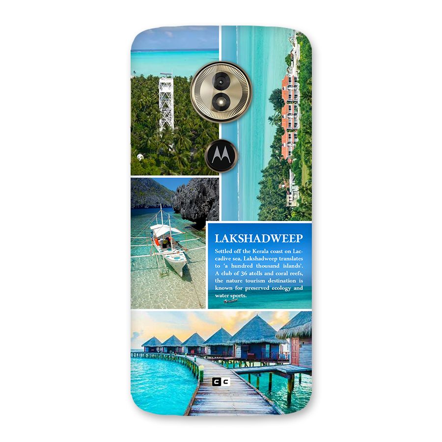 Lakshadweep Collage Back Case for Moto G6 Play