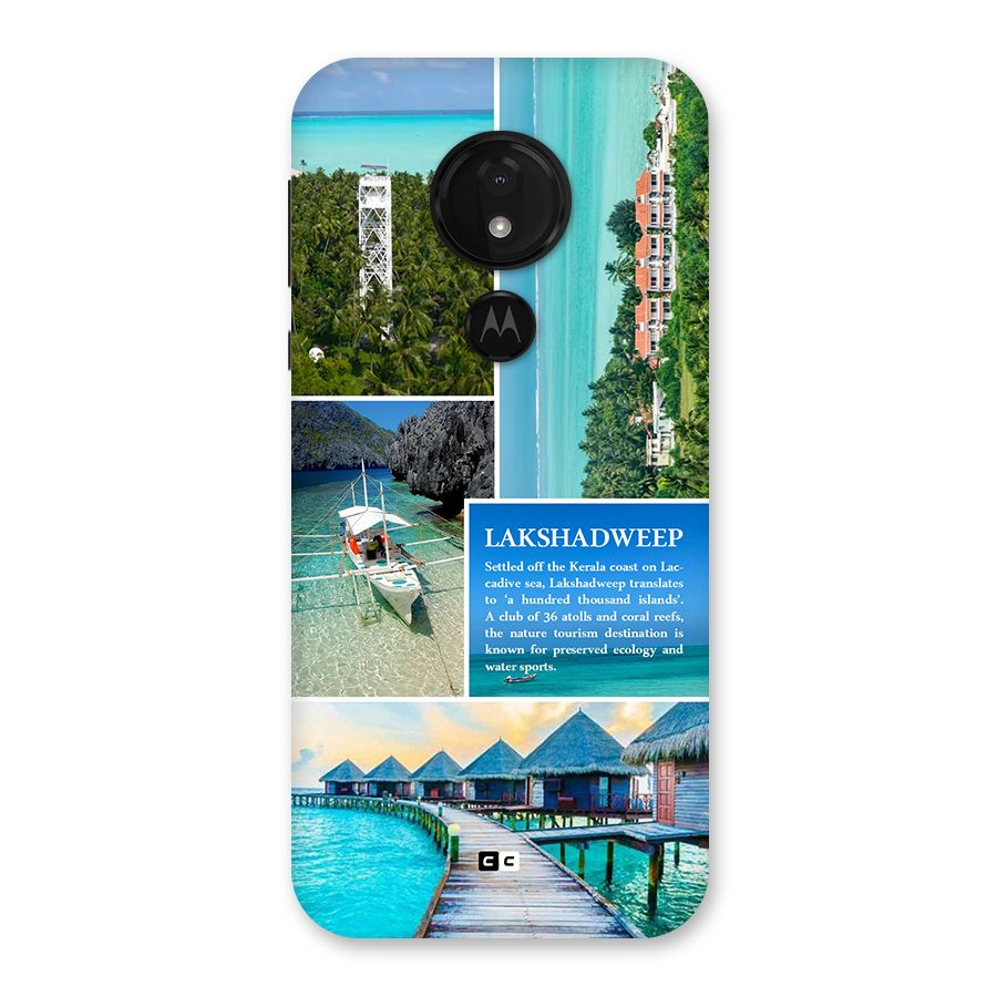Lakshadweep Collage Back Case for Moto G7 Power