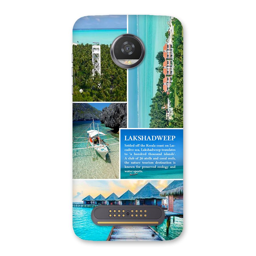 Lakshadweep Collage Back Case for Moto Z2 Play