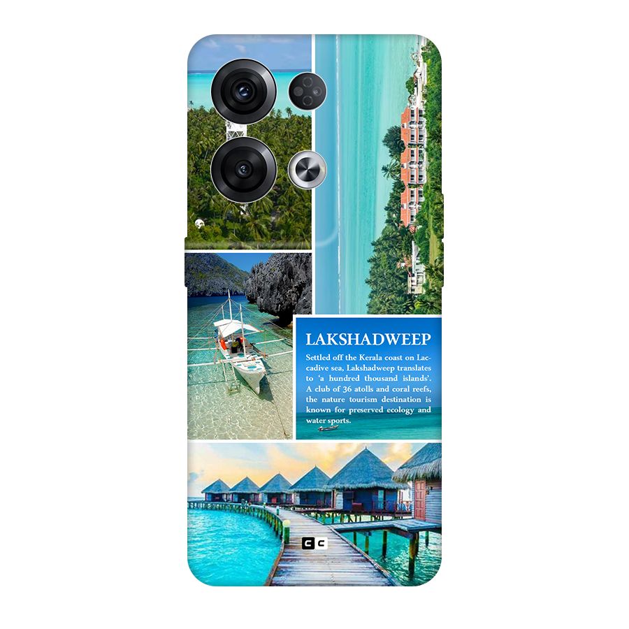 Lakshadweep Collage Back Case for Oppo Reno8 Pro 5G