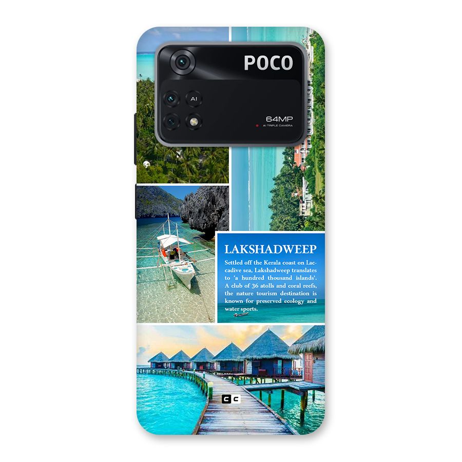 Lakshadweep Collage Back Case for Poco M4 Pro 4G
