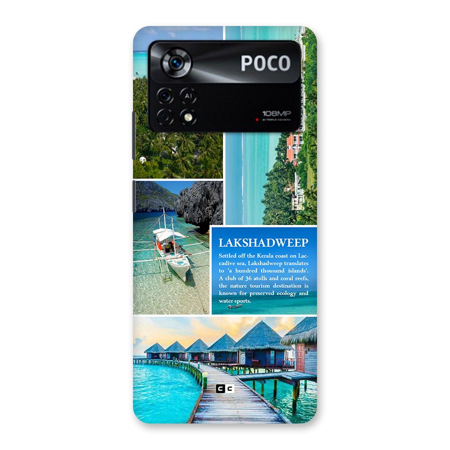 Lakshadweep Collage Back Case for Poco X4 Pro 5G