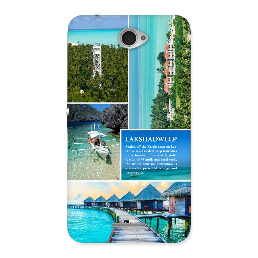Lakshadweep Collage Back Case for Xperia E4