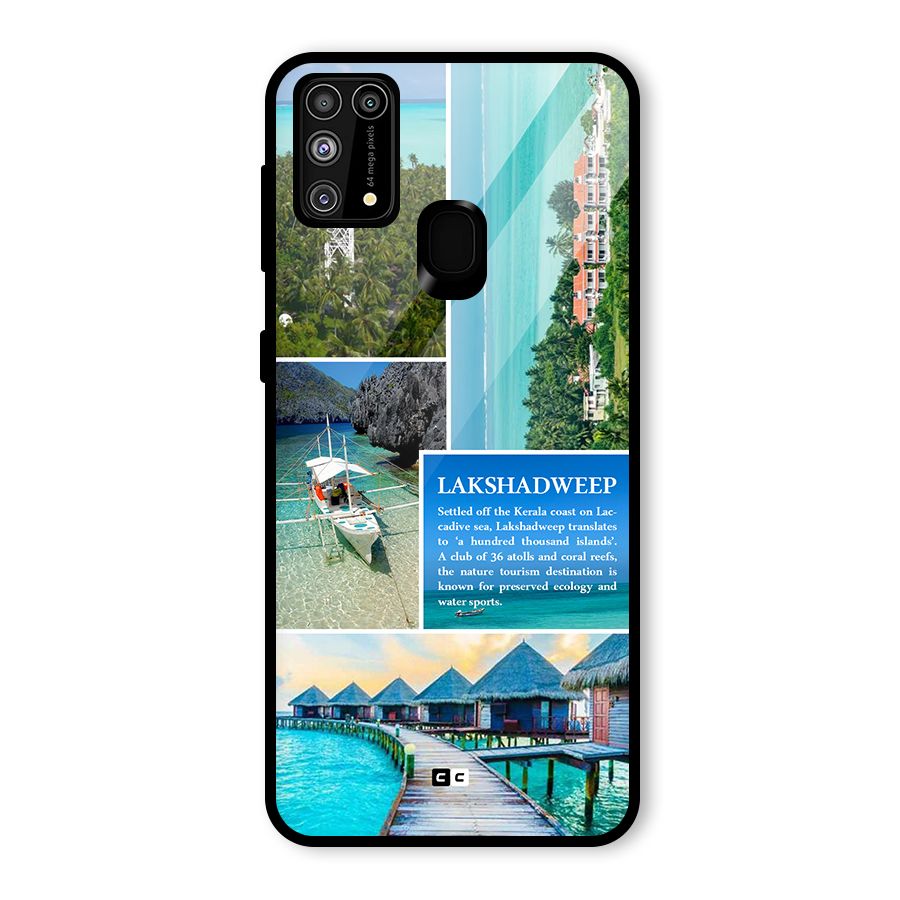 Lakshadweep Collage Glass Back Case for Galaxy F41