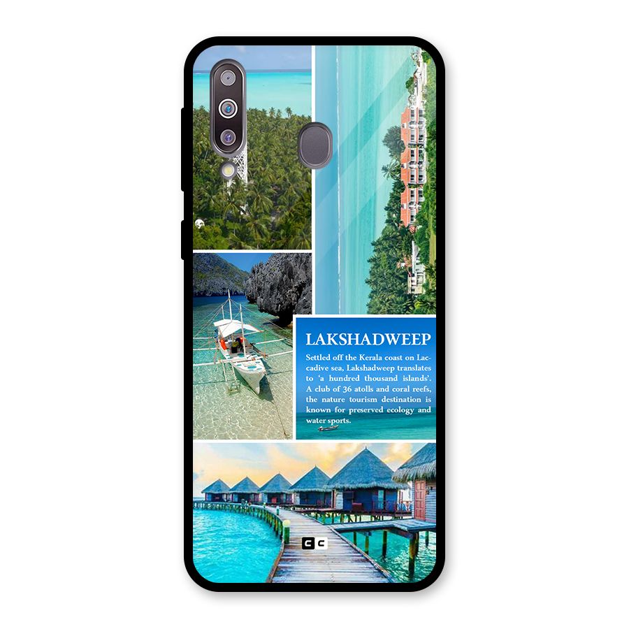 Lakshadweep Collage Glass Back Case for Galaxy M30