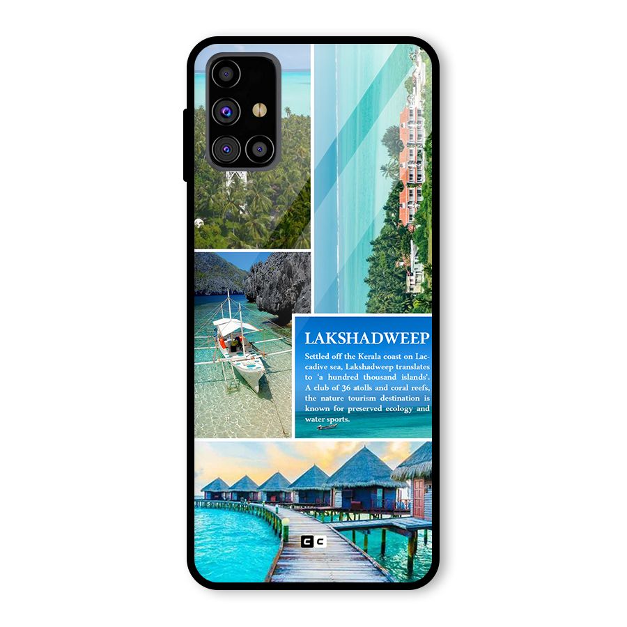 Lakshadweep Collage Glass Back Case for Galaxy M31s