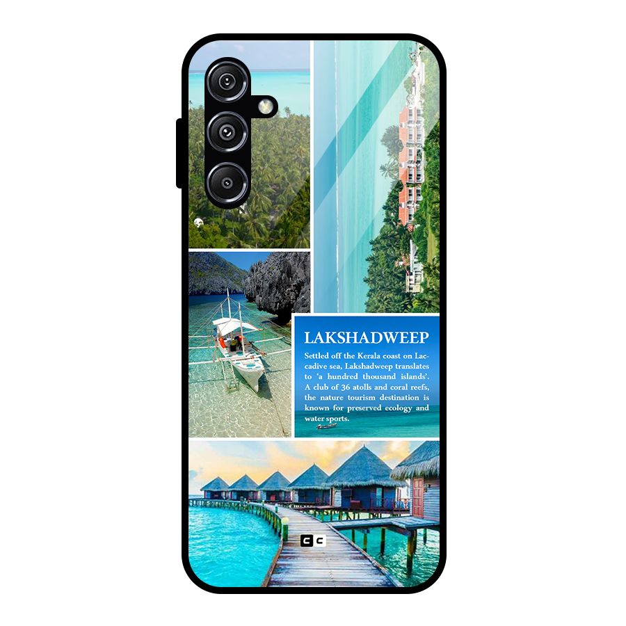 Lakshadweep Collage Glass Back Case for Galaxy M34 5G