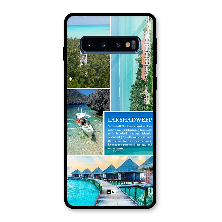 Lakshadweep Collage Glass Back Case for Galaxy S10