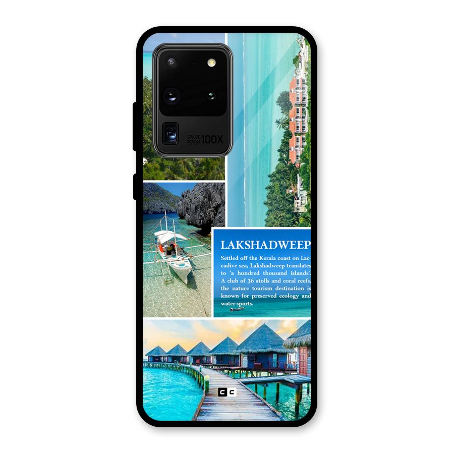 Lakshadweep Collage Glass Back Case for Galaxy S20 Ultra