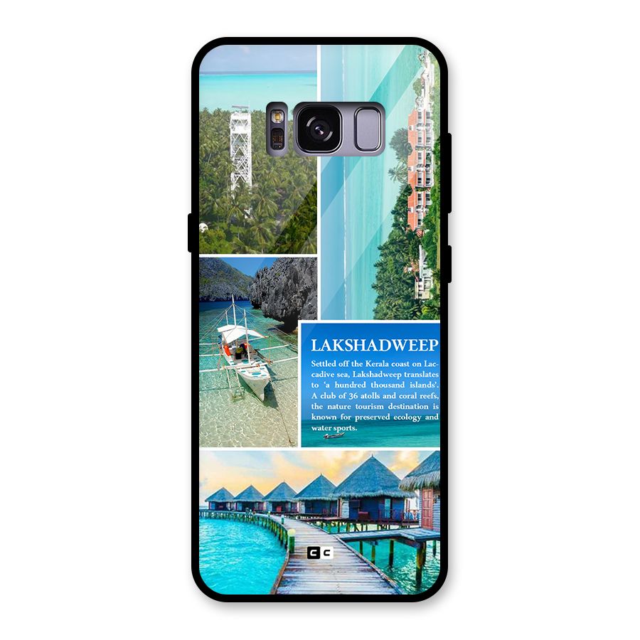 Lakshadweep Collage Glass Back Case for Galaxy S8