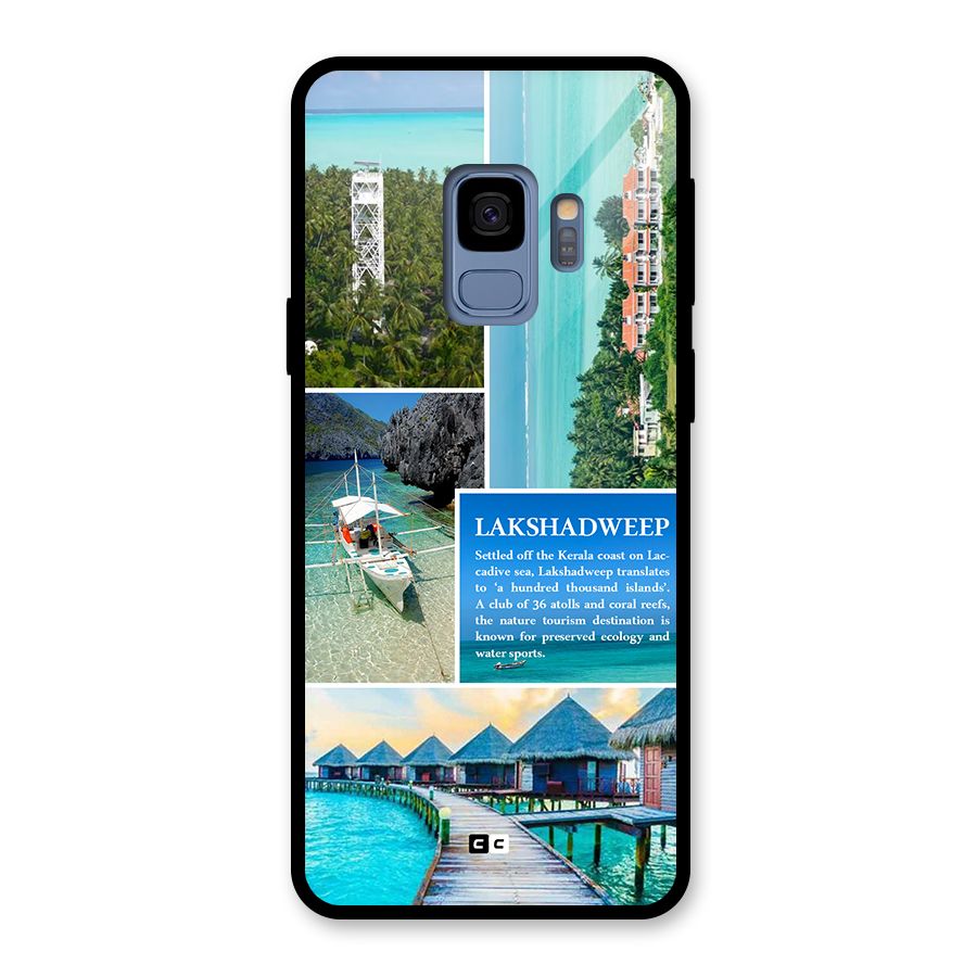 Lakshadweep Collage Glass Back Case for Galaxy S9