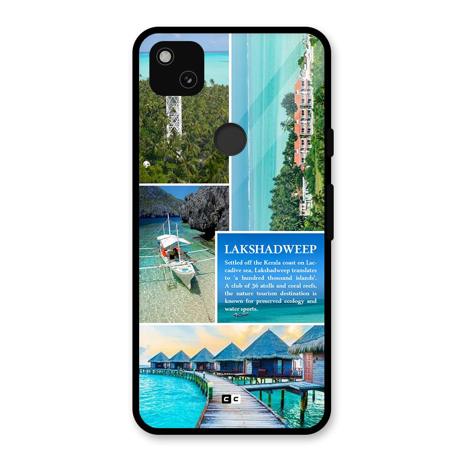 Lakshadweep Collage Glass Back Case for Google Pixel 4a
