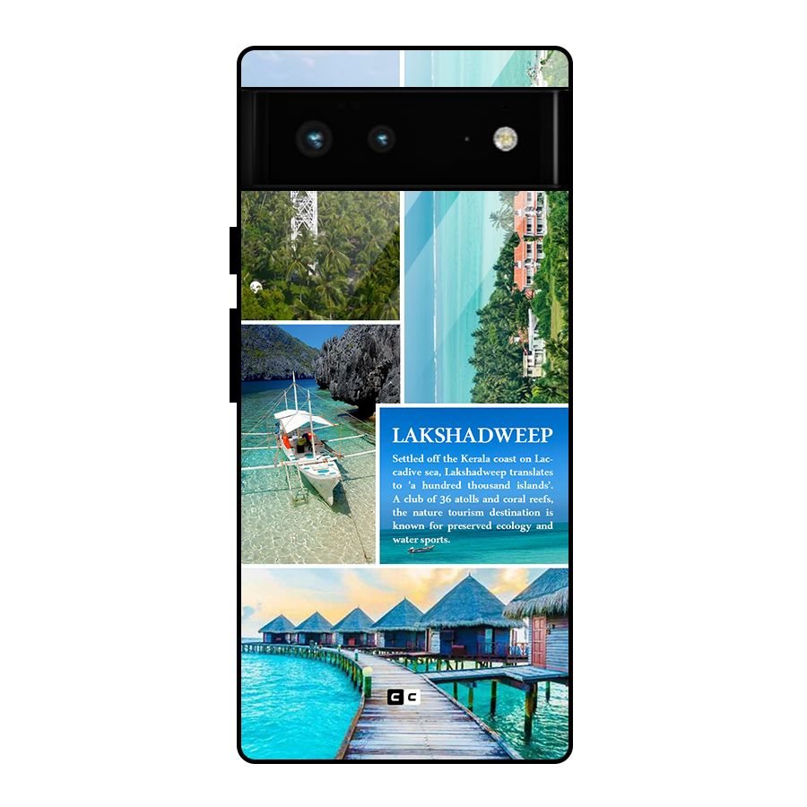 Lakshadweep Collage Glass Back Case for Google Pixel 6
