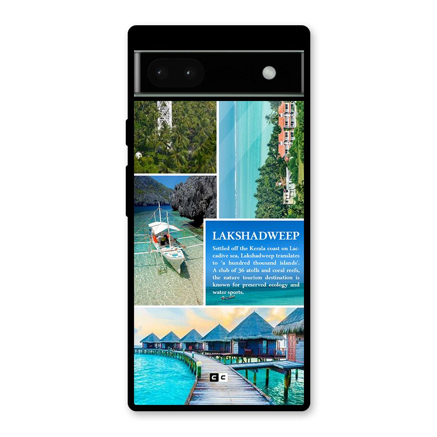 Lakshadweep Collage Glass Back Case for Google Pixel 6a