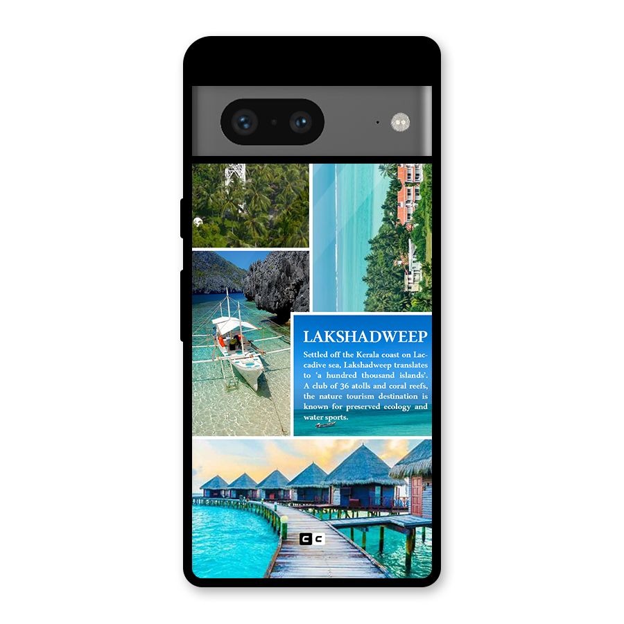 Lakshadweep Collage Glass Back Case for Google Pixel 7