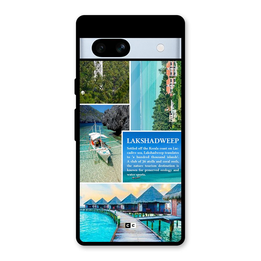 Lakshadweep Collage Glass Back Case for Google Pixel 7a