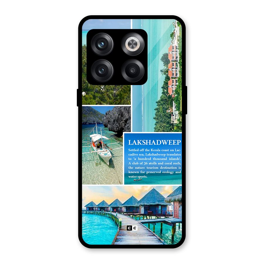 Lakshadweep Collage Glass Back Case for OnePlus 10T