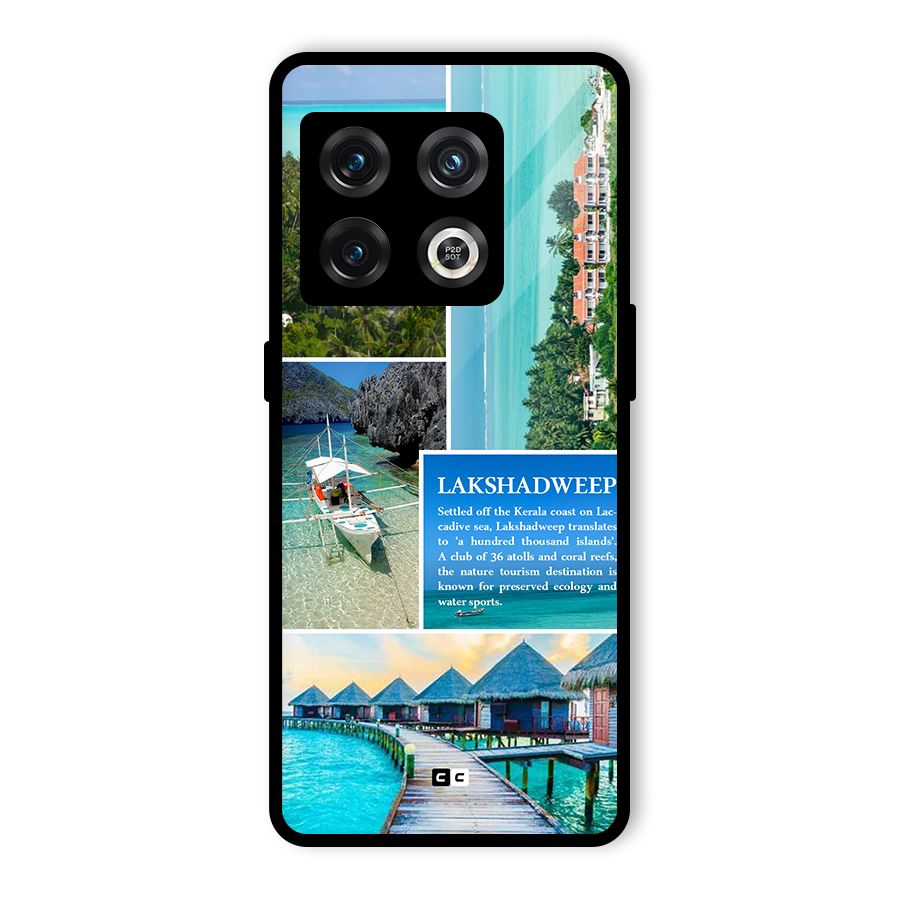 Lakshadweep Collage Glass Back Case for OnePlus 10 Pro 5G