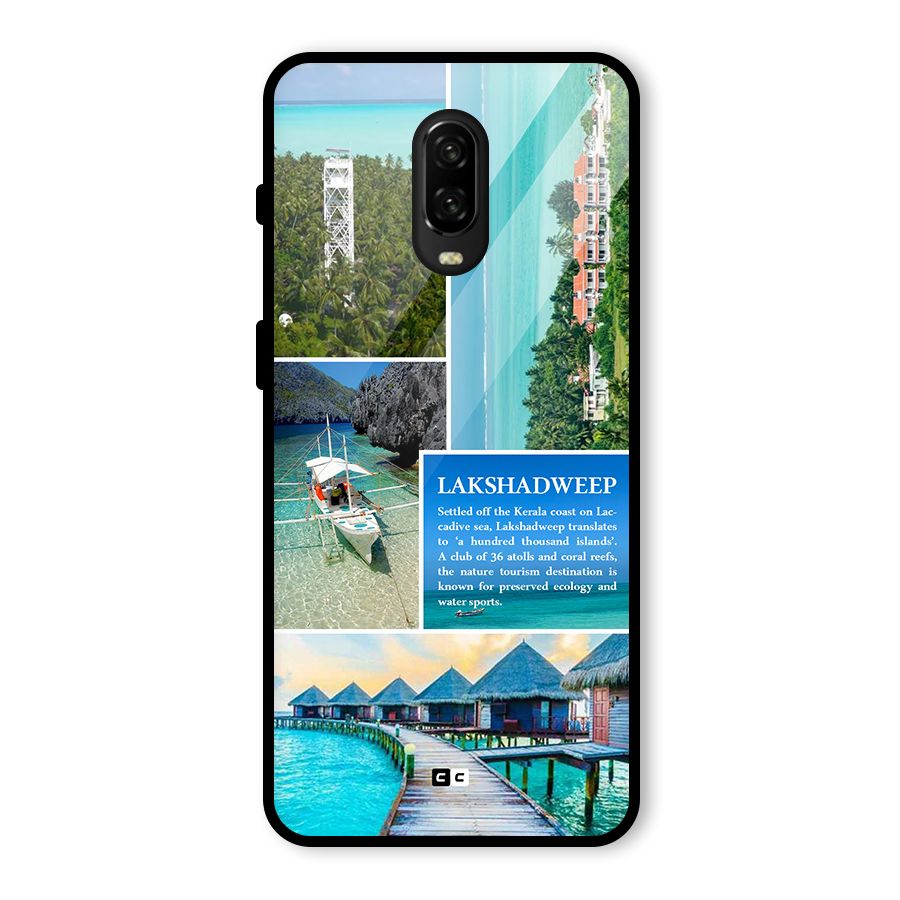 Lakshadweep Collage Glass Back Case for OnePlus 6T