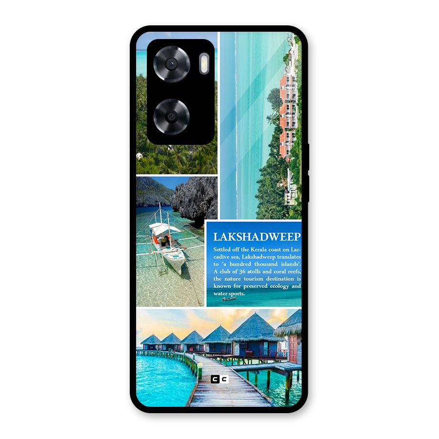 Lakshadweep Collage Glass Back Case for OnePlus Nord N20 SE