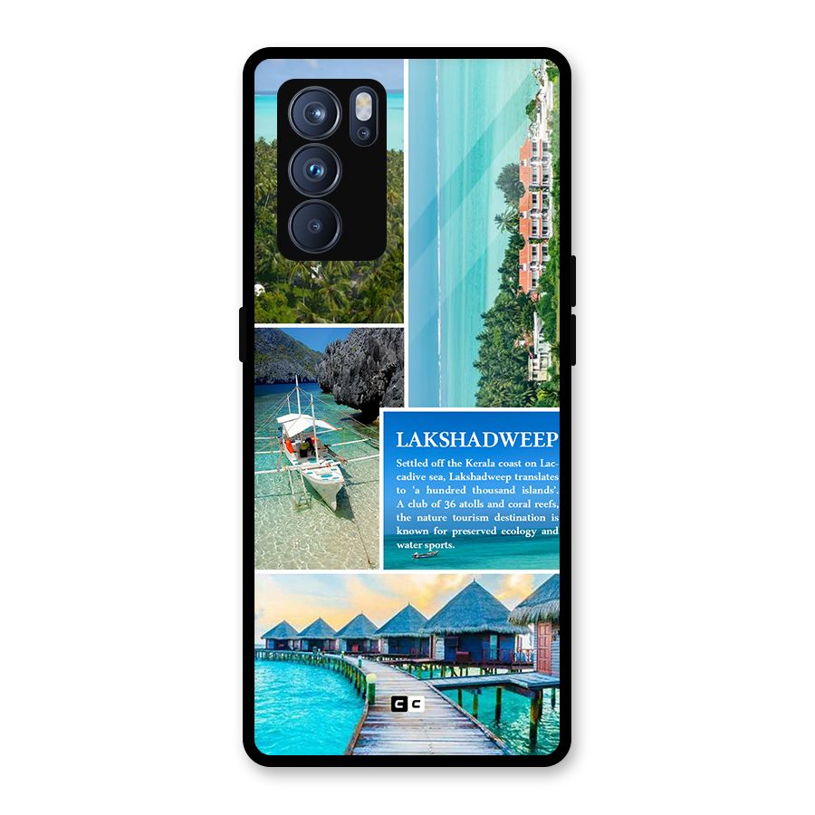 Lakshadweep Collage Glass Back Case for Oppo Reno6 Pro 5G