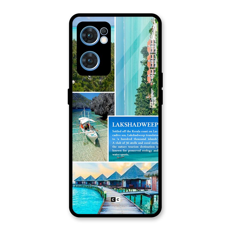 Lakshadweep Collage Glass Back Case for Oppo Reno7 5G