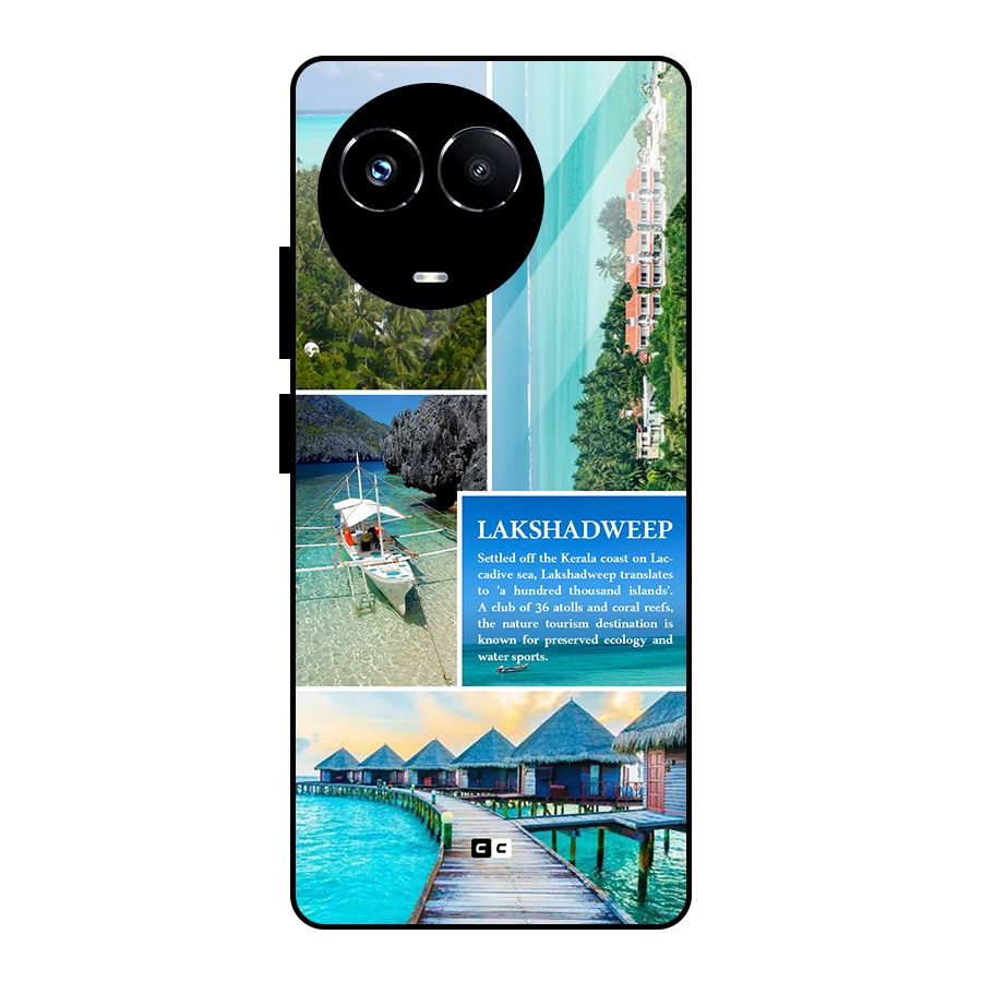 Lakshadweep Collage Glass Back Case for Realme 11X
