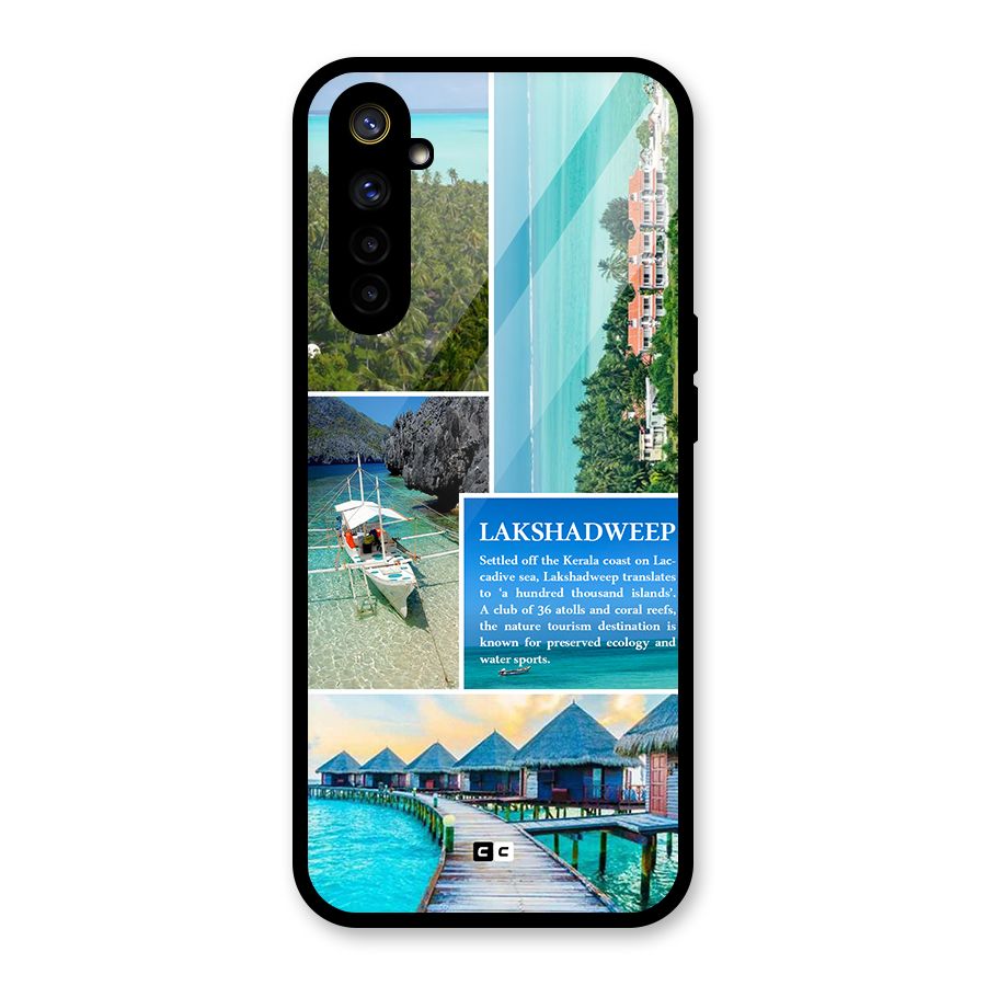Lakshadweep Collage Glass Back Case for Realme 6
