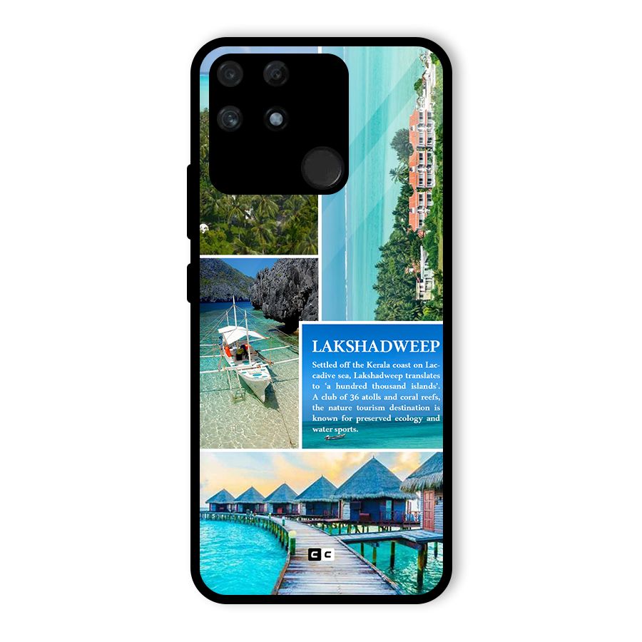 Lakshadweep Collage Glass Back Case for Realme Narzo 50A