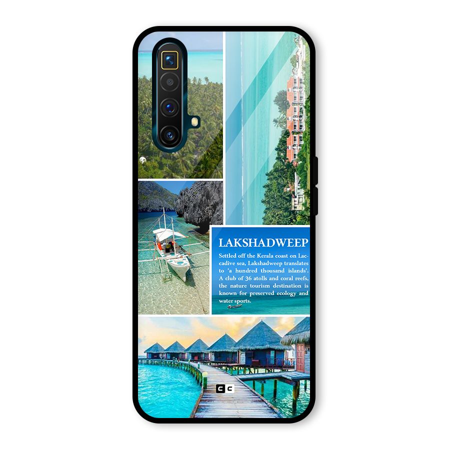 Lakshadweep Collage Glass Back Case for Realme X3