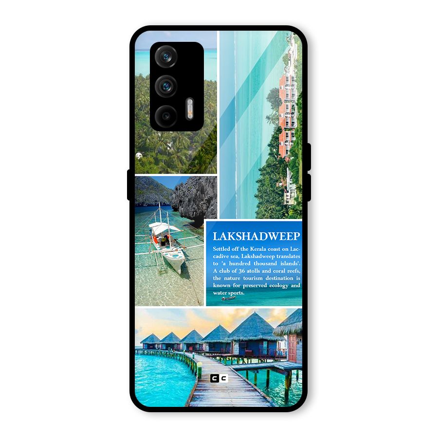 Lakshadweep Collage Glass Back Case for Realme X7 Max