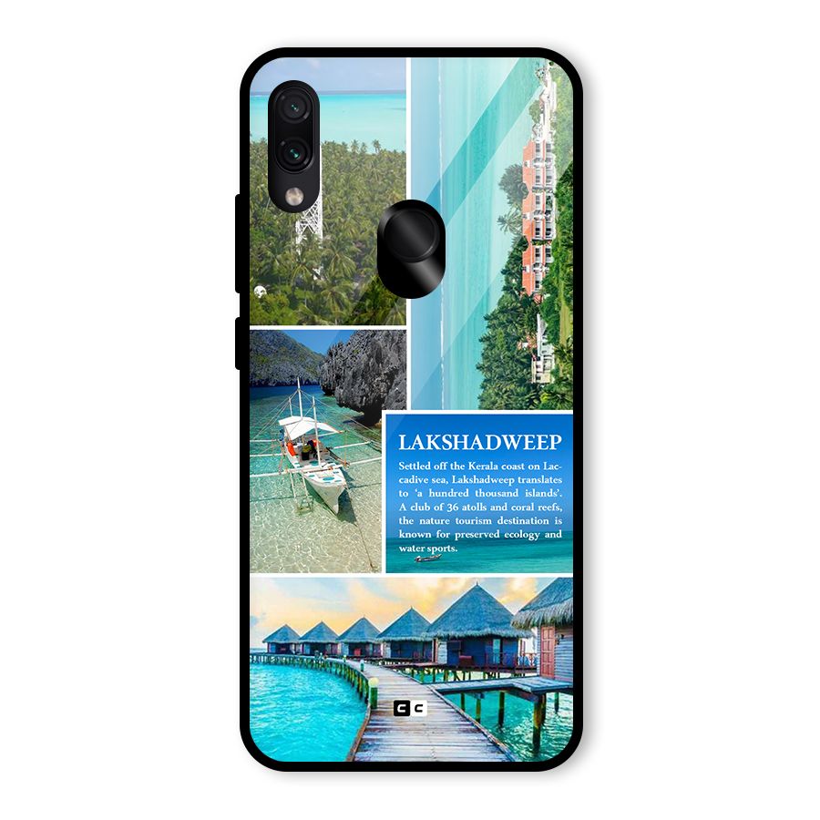 Lakshadweep Collage Glass Back Case for Redmi Note 7 Pro