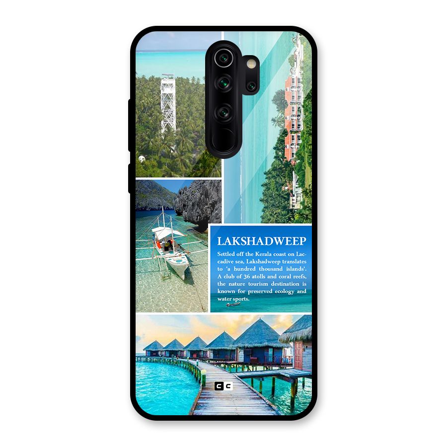 Lakshadweep Collage Glass Back Case for Redmi Note 8 Pro