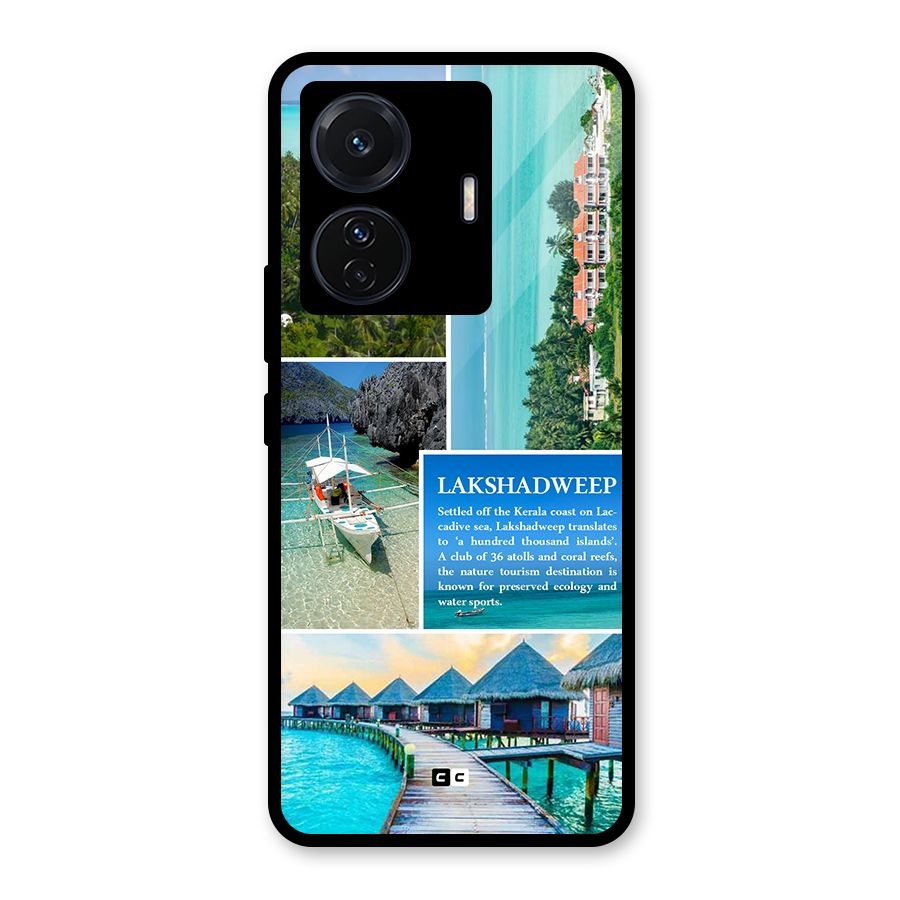 Lakshadweep Collage Glass Back Case for Vivo T1 Pro