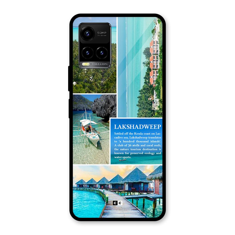 Lakshadweep Collage Glass Back Case for Vivo Y33s