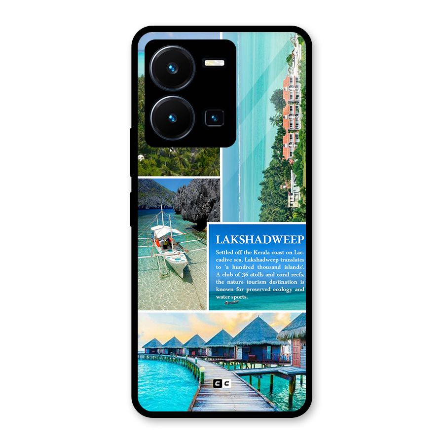 Lakshadweep Collage Glass Back Case for Vivo Y35