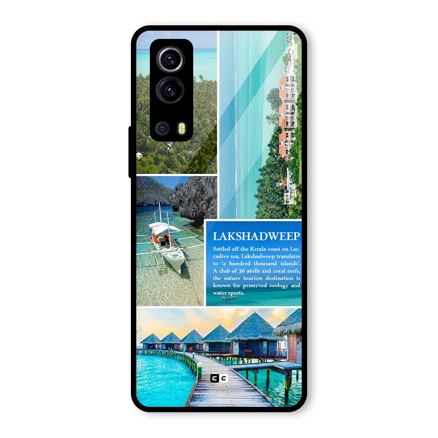 Lakshadweep Collage Glass Back Case for Vivo iQOO Z3