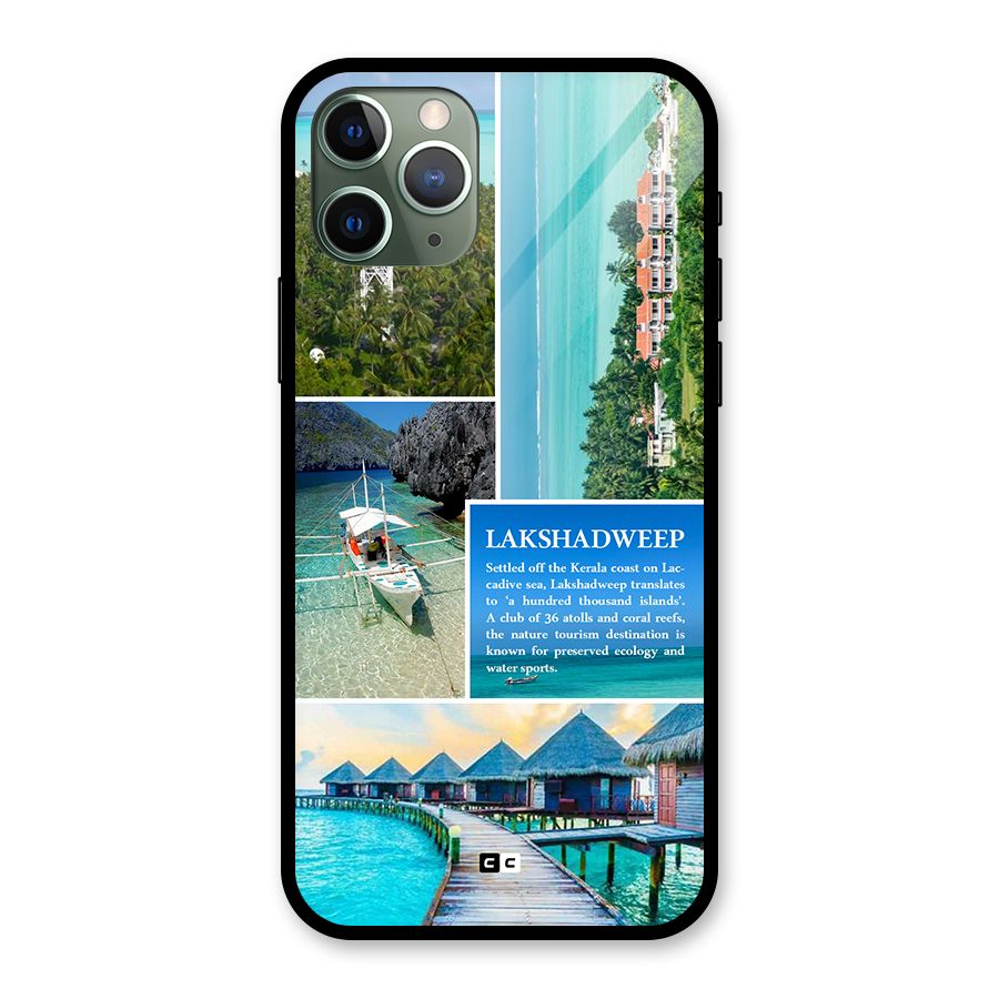 Lakshadweep Collage Glass Back Case for iPhone 11 Pro