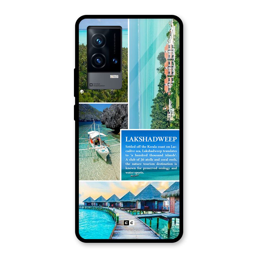 Lakshadweep Collage Glass Back Case for iQOO 9 5G
