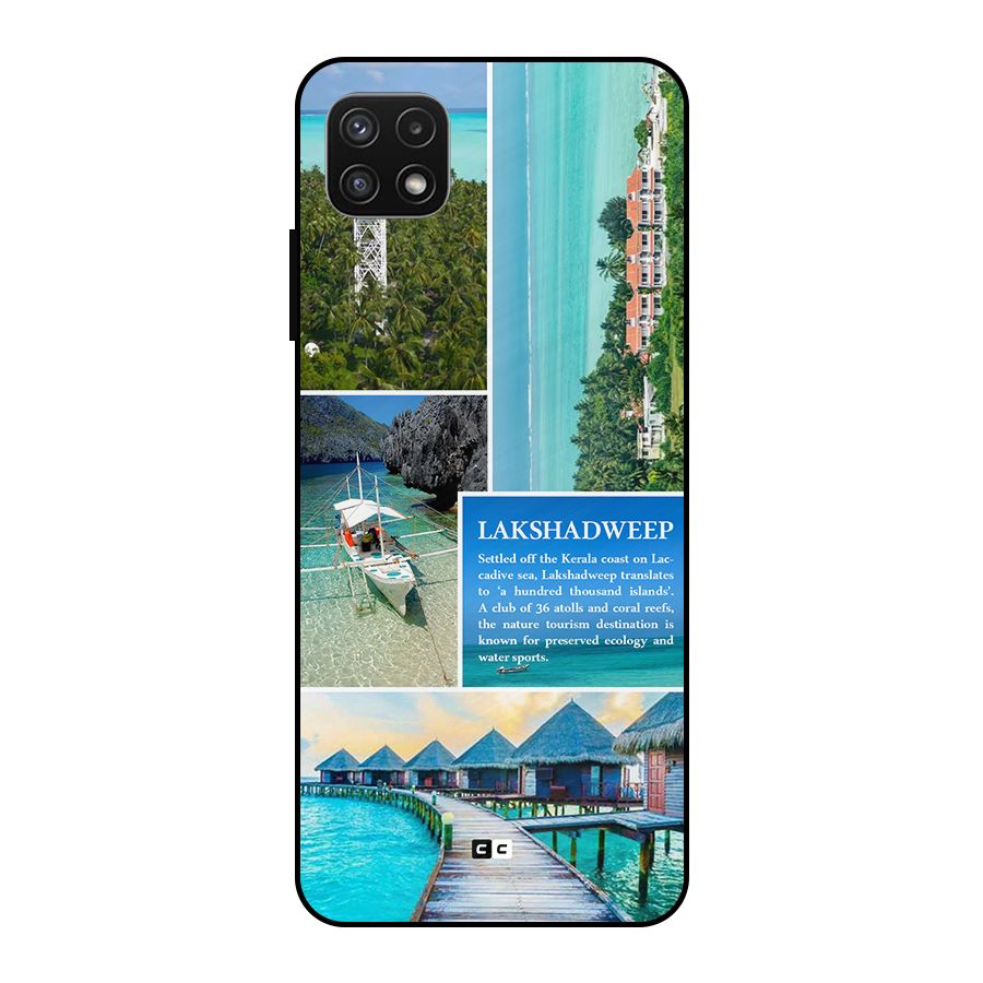 Lakshadweep Collage Metal Back Case for Galaxy A22 5G