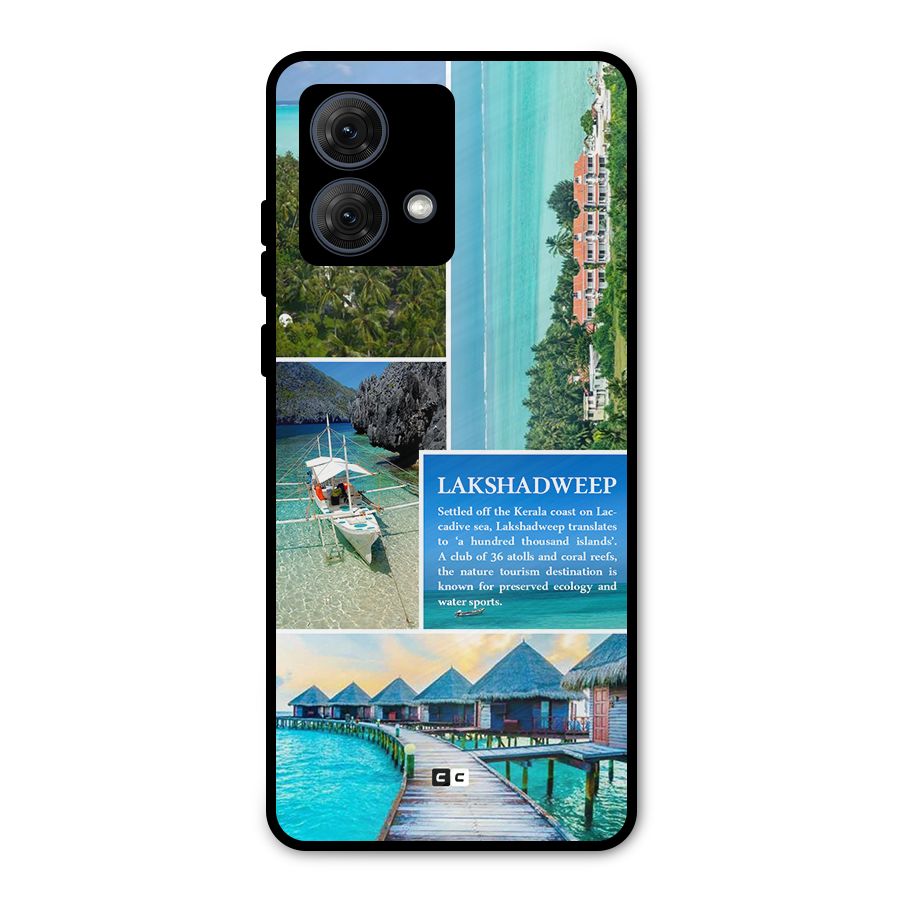 Lakshadweep Collage Metal Back Case for Moto G84