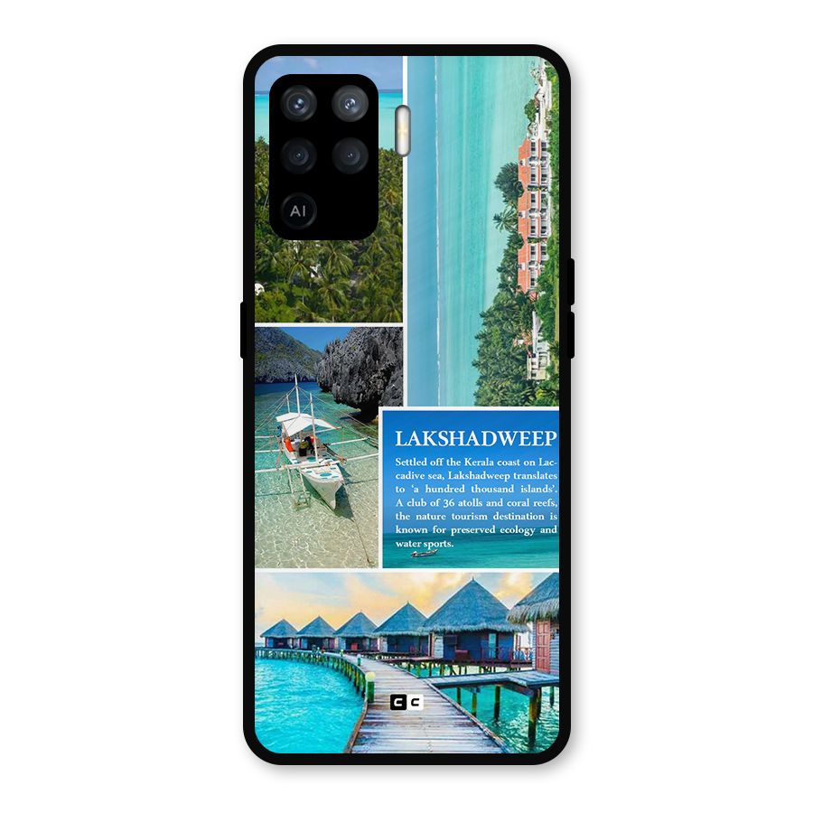 Lakshadweep Collage Metal Back Case for Oppo F19 Pro