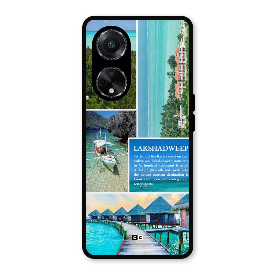 Lakshadweep Collage Metal Back Case for Oppo F23