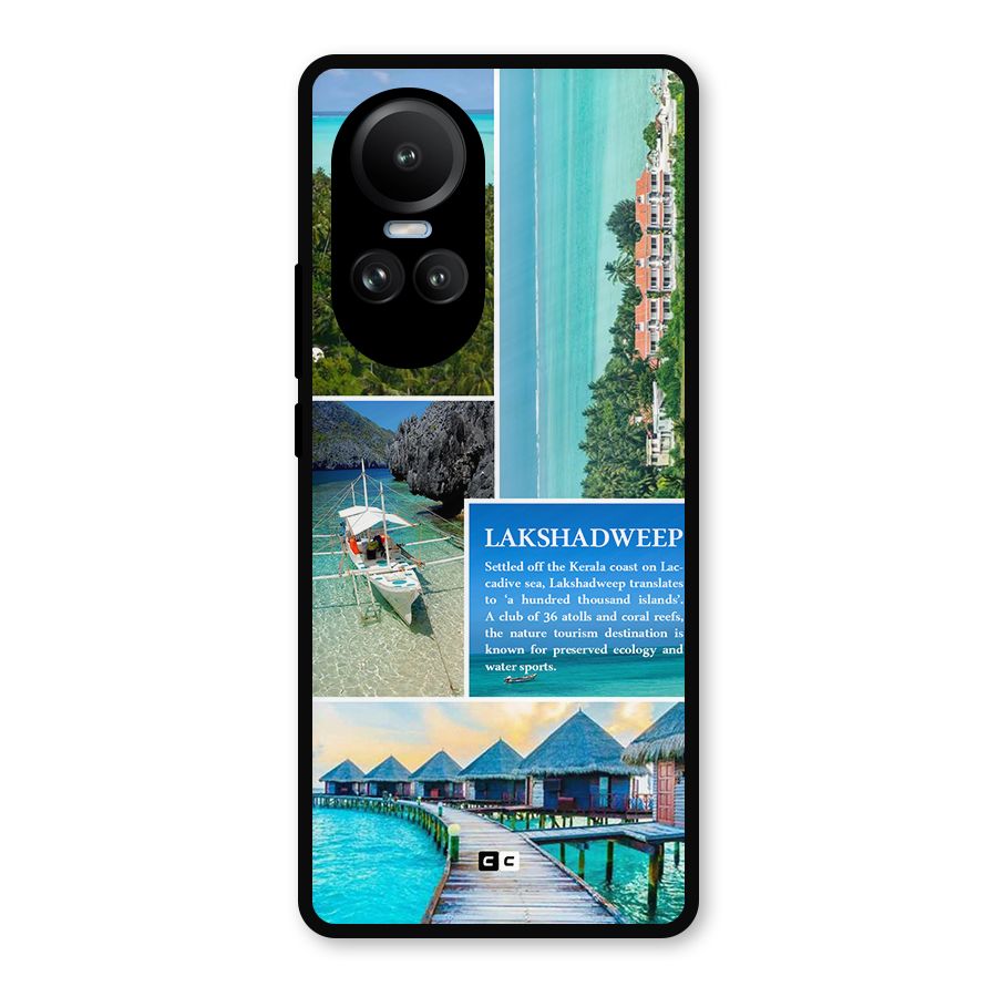Lakshadweep Collage Metal Back Case for Oppo Reno10