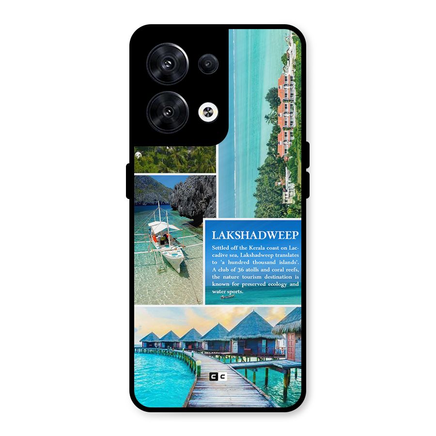 Lakshadweep Collage Metal Back Case for Oppo Reno8 5G