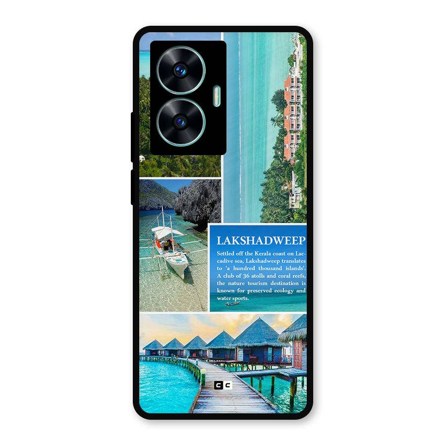 Lakshadweep Collage Metal Back Case for Realme Narzo N55