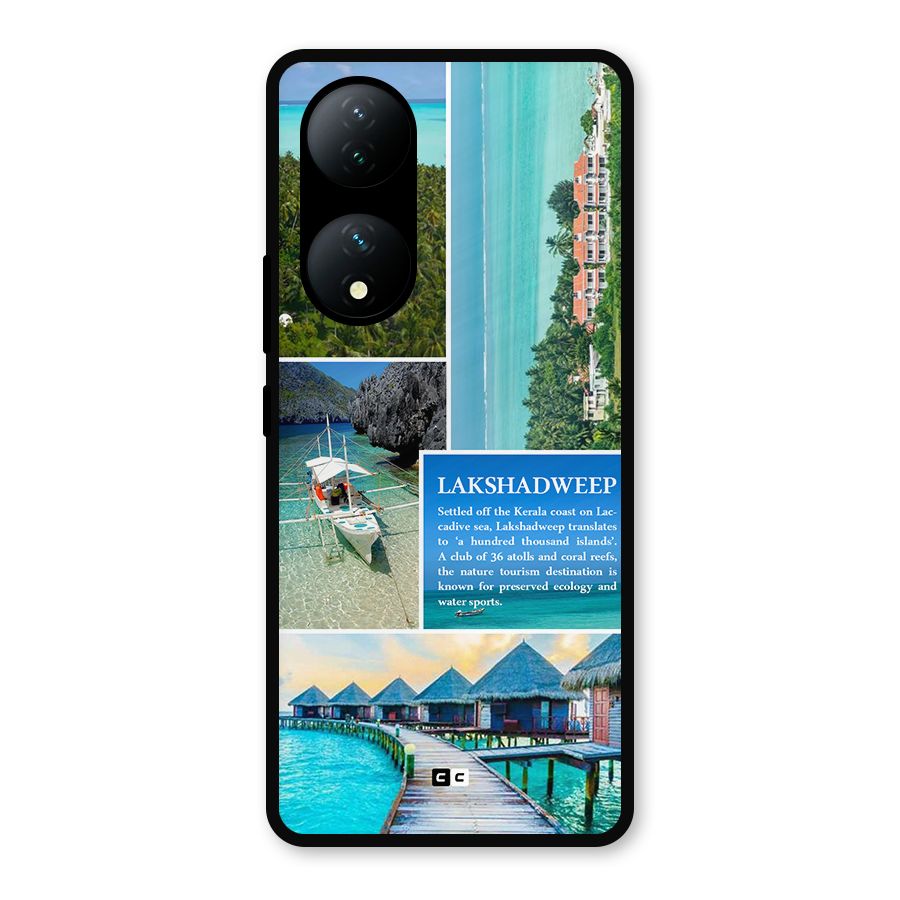 Lakshadweep Collage Metal Back Case for Vivo T2