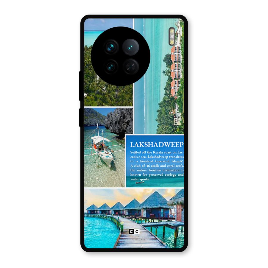 Lakshadweep Collage Metal Back Case for Vivo X90