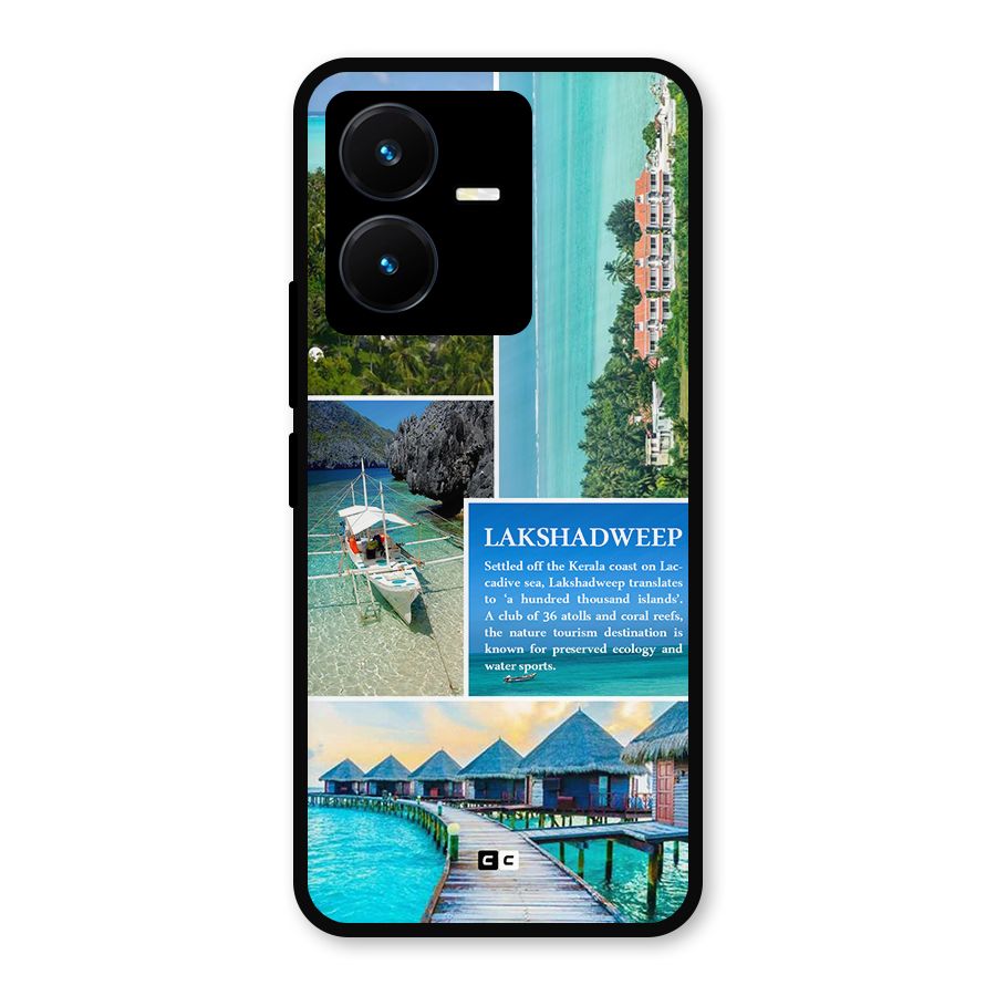 Lakshadweep Collage Metal Back Case for Vivo Y22